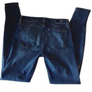 Kut from the Kloth Mia Women's Classy Chic Distressed Blue Jeans Size 4